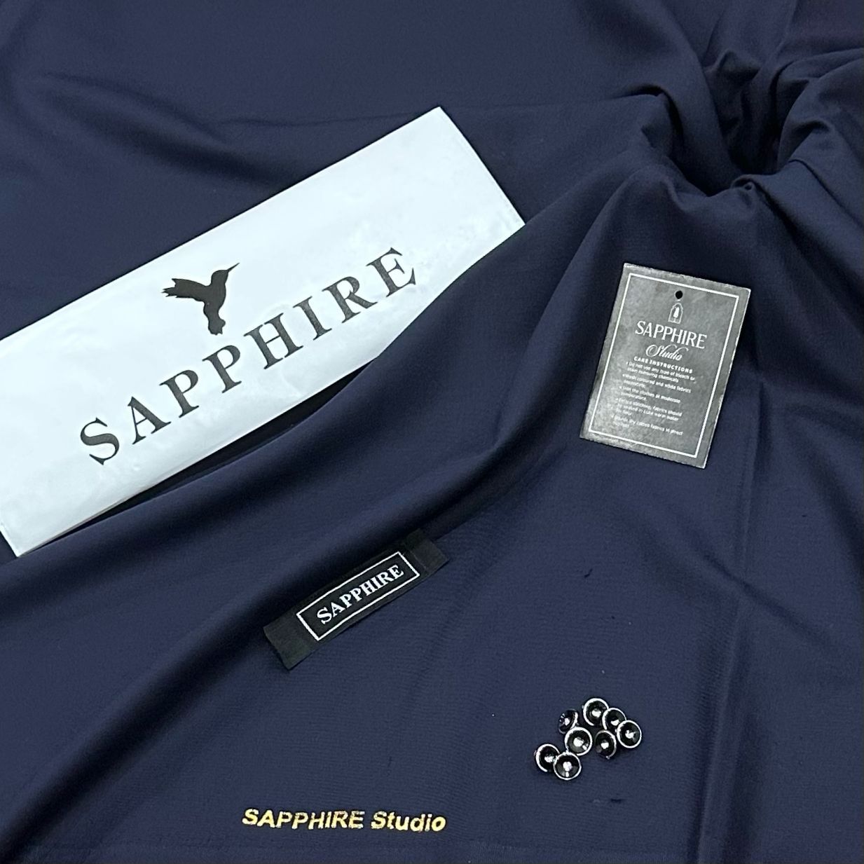 Sapphire Wash and Wear Unstitched Suit for Men E4-01