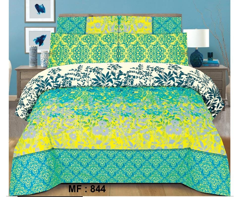 blue cotton - Bed Sheet