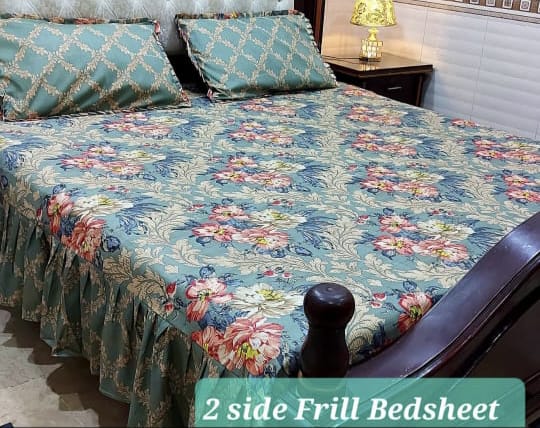 Frill Bedsheet 3-Pcs