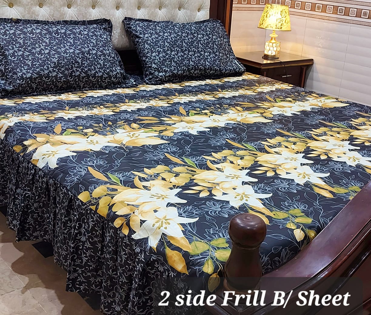 Frill Bedsheet 3-Pcs