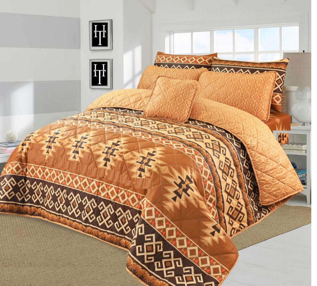 OYSTER GRIM COMFORTER SET- 7 PCS
