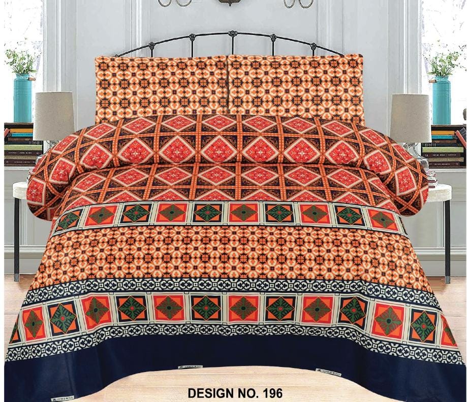 Orange Light- Bed Sheet