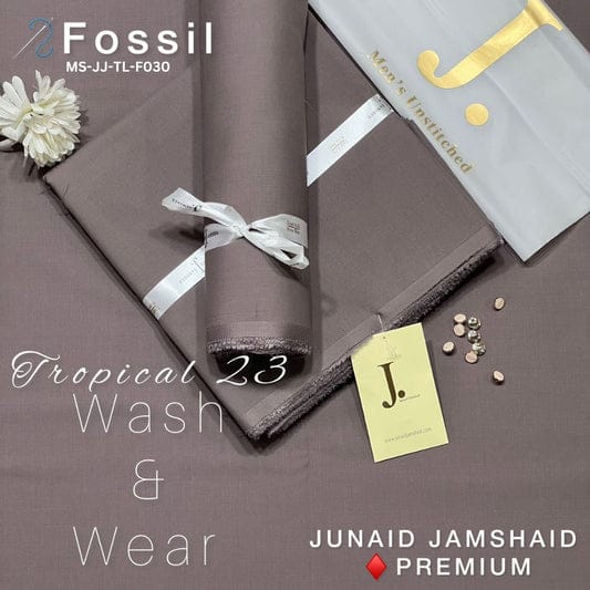 J Dot Premium Summer Tropical Unstitched Suit for E4-02 fossil