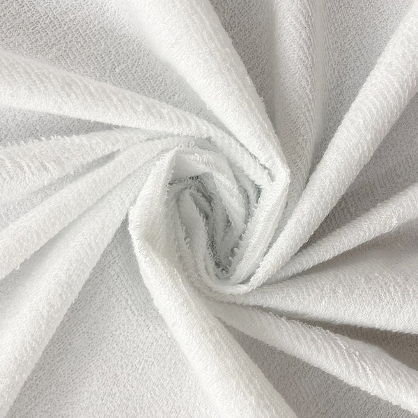 Jointless Recommended Premium & Export Quality Terry Cotton 100% Waterproof Fitted Style Mattress Protector- White Colour