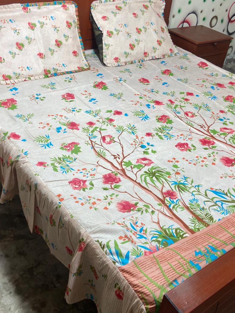 Frill Bedsheet 3-Pcs