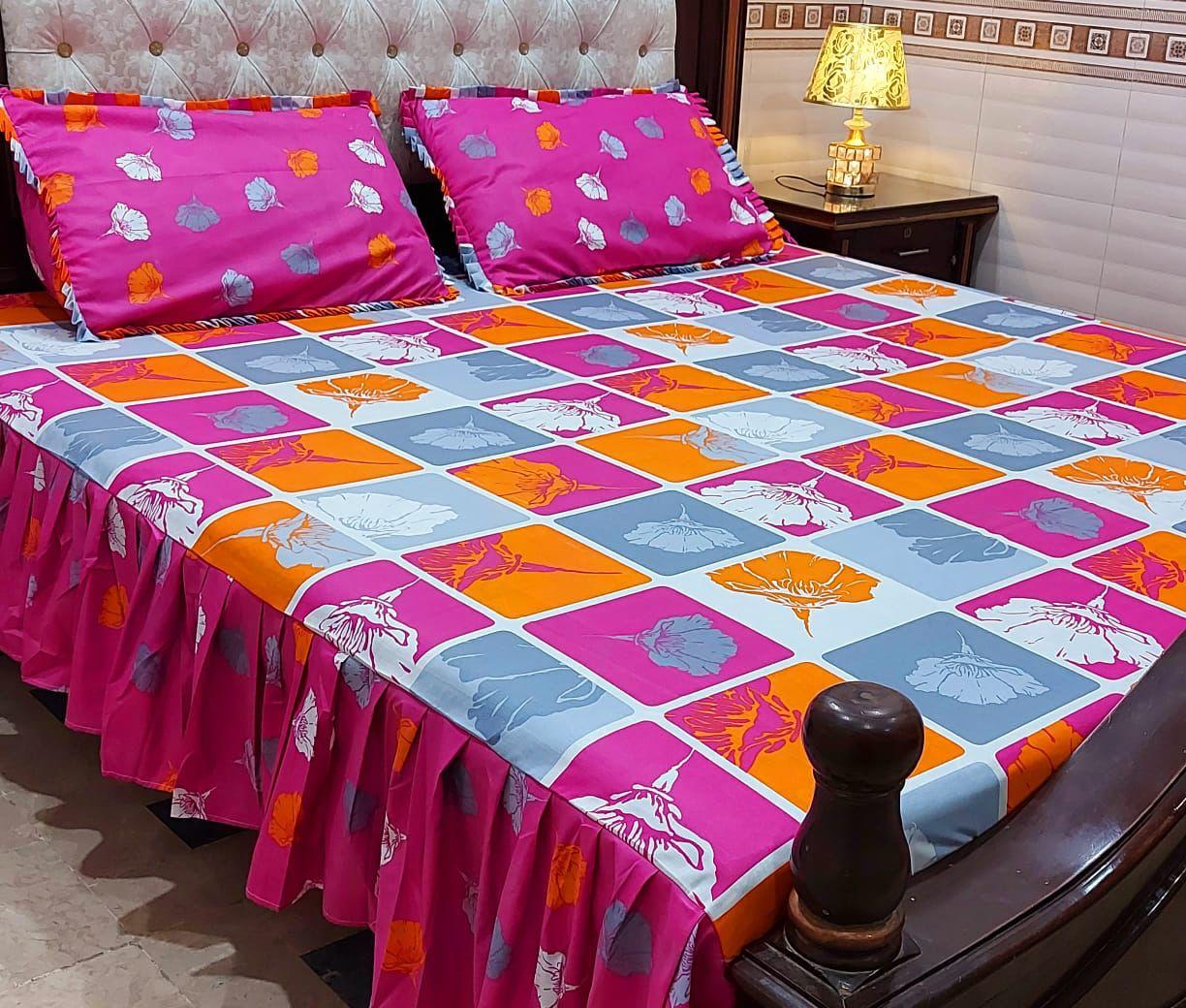 Frill Bedsheet 3-Pcs 8