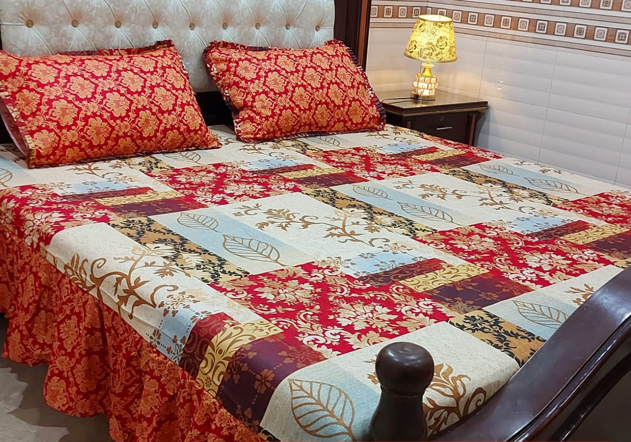 Frill Bedsheet 3-Pcs 4