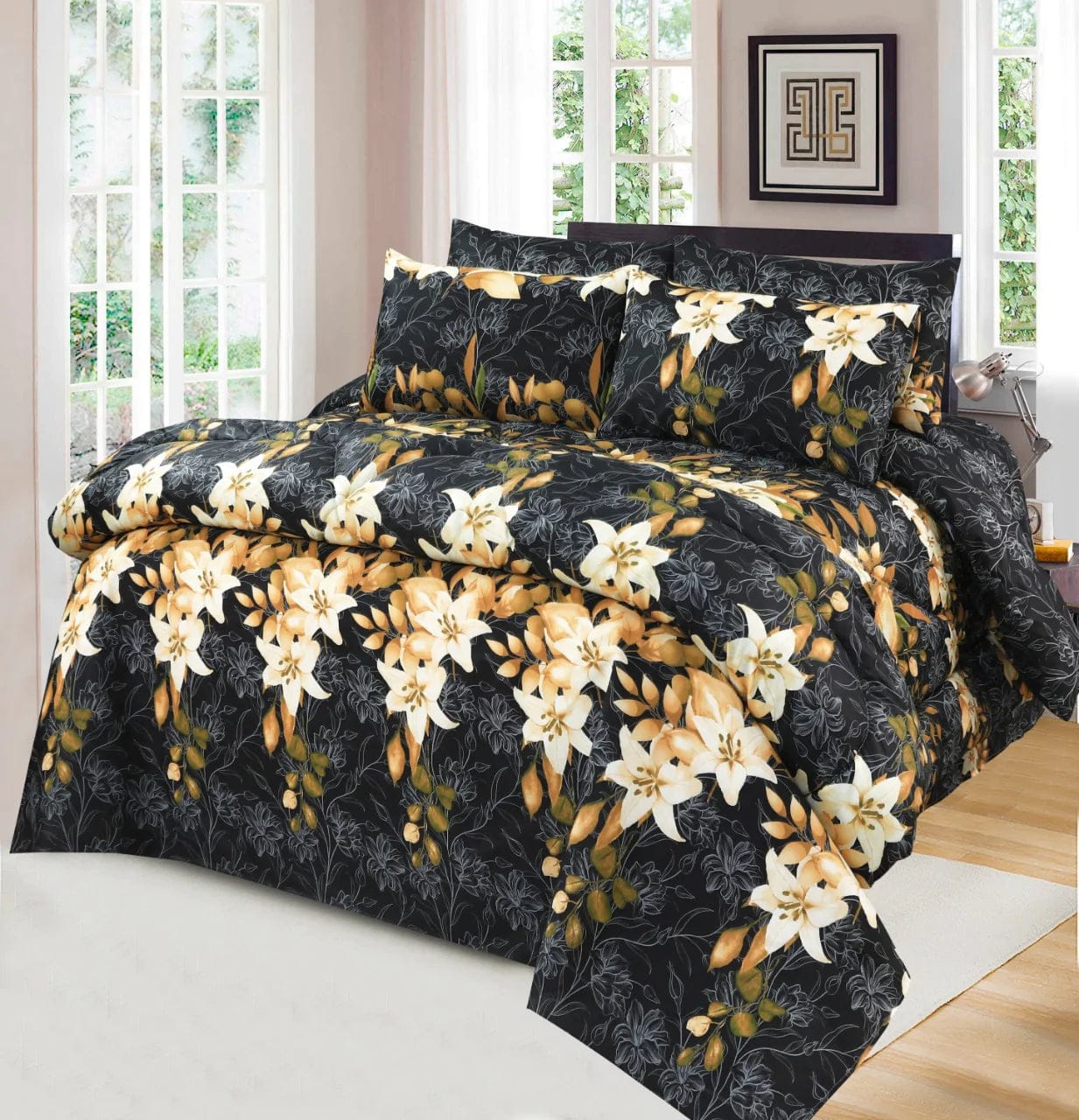 Midnight Garden-Quilt Set