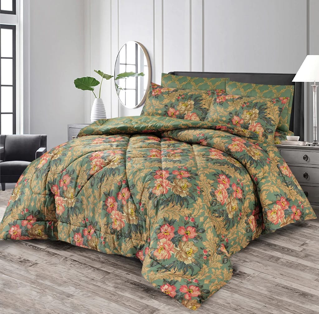 Soothing Garden-Quilt Set
