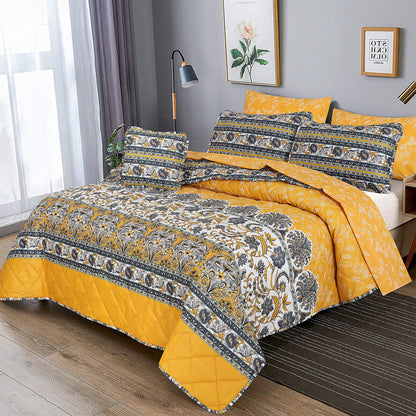 SUNFLOWER SUMMER COMFORTER SET- 7 PCS