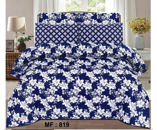 white flower - Bed Sheet