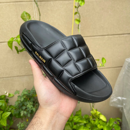 Ballmain Slipper - So Soft & Trending Slippers Black