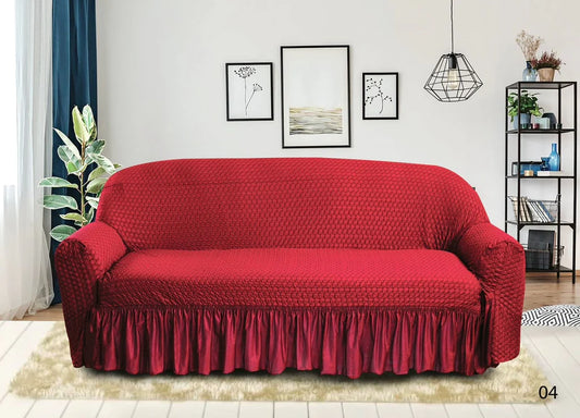 Butterfly Sofa Cover Maroon