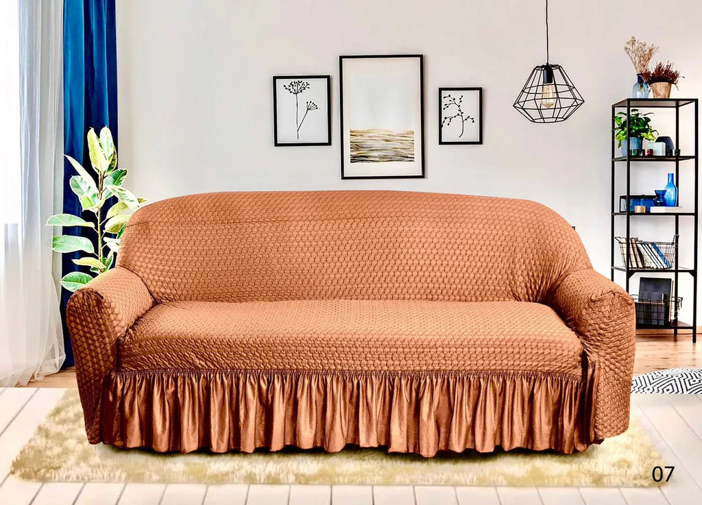 Butterfly Sofa Cover Copper