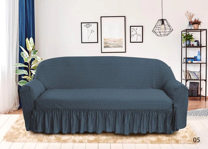 Butterfly Sofa Cover Grey