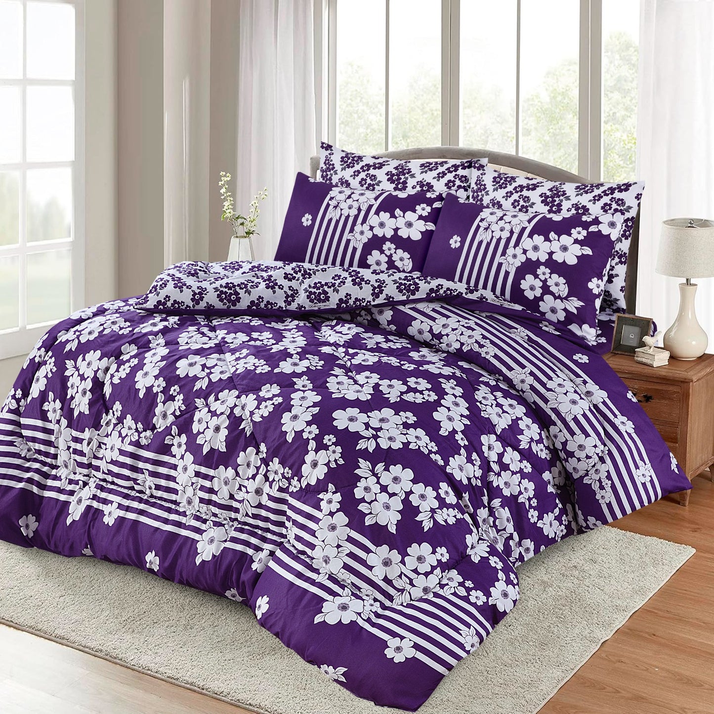 Purple Beech-Quilt Set