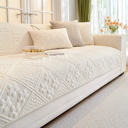 Mat Ultrasonic Sofa Covers - Skin Golden