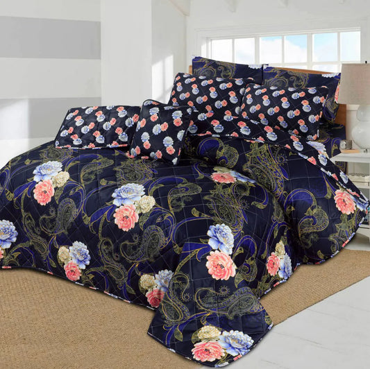 DIVINE BLISS SUMMER COMFORTER SET- 7 PCS