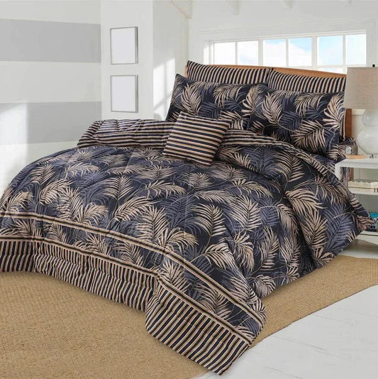 SKIRMISH SUMMER COMFORTER SET- 7 PCS