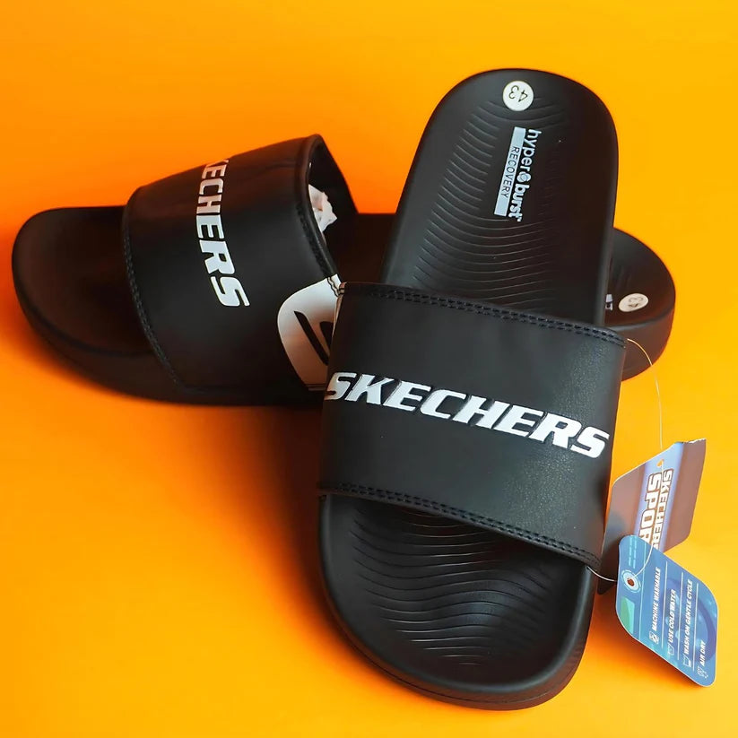 Skechers HYPER BURST® Recovery Slides (Black)