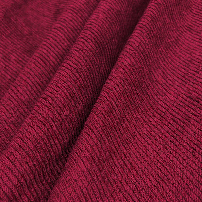 Jointless Recommended Premium & Export Quality Terry Cotton 100% Waterproof Fitted Style Mattress Protector- Maroon Colour