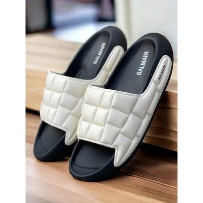 Ballmain Slipper - So Soft & Trending Slippers White