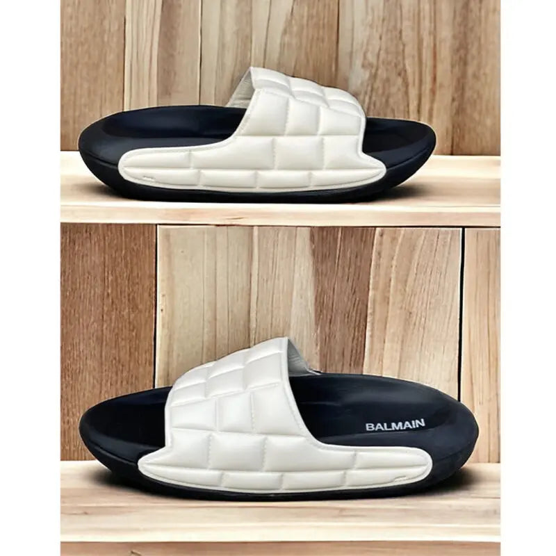 Ballmain Slipper - So Soft & Trending Slippers White