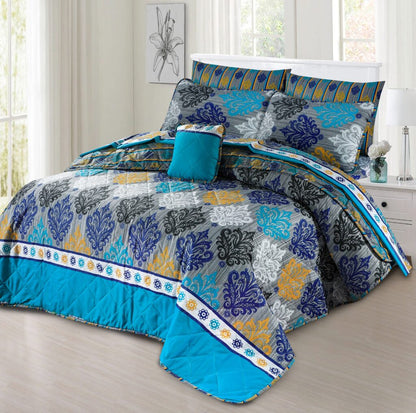 BLUEEN SUMMER COMFORTER SET- 7 PCS