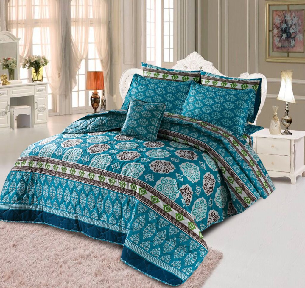 SKY LIGHT SUMMER COMFORTER SET- 7 PCS