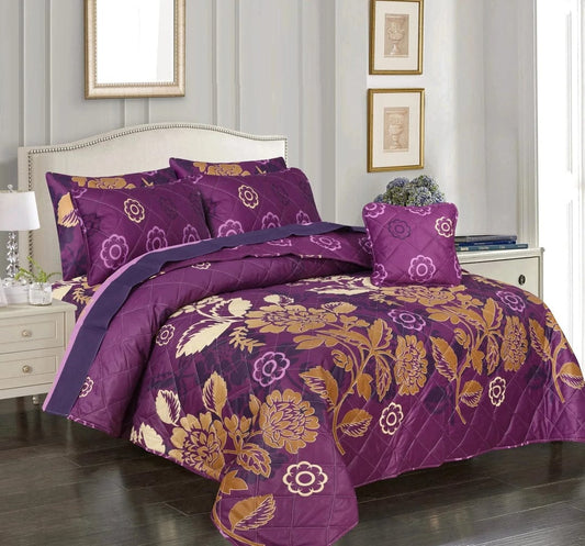 PURPLISH SUMMER COMFORTER SET- 7 PCS