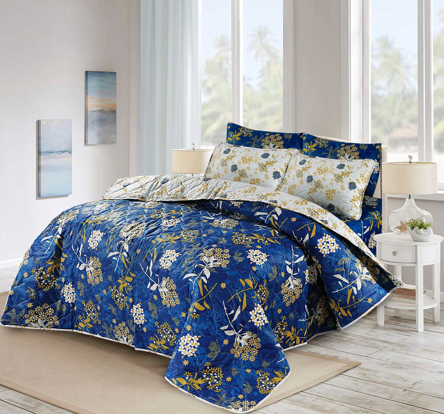 ANASTASIA SKY SUMMER COMFORTER SET- 7 PCS