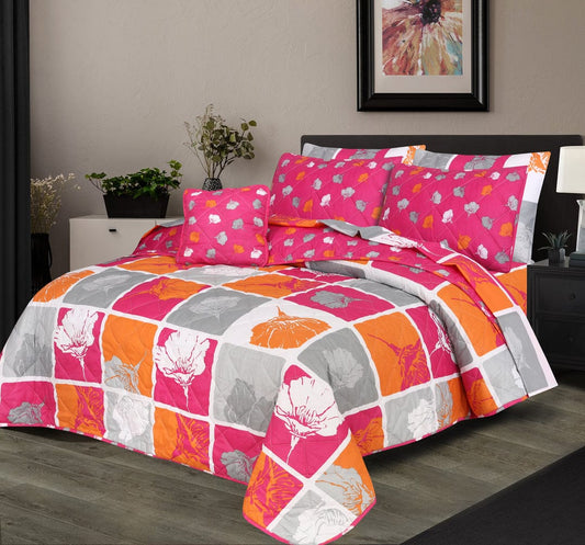 POLKA SUMMER COMFORTER SET -7 PCS