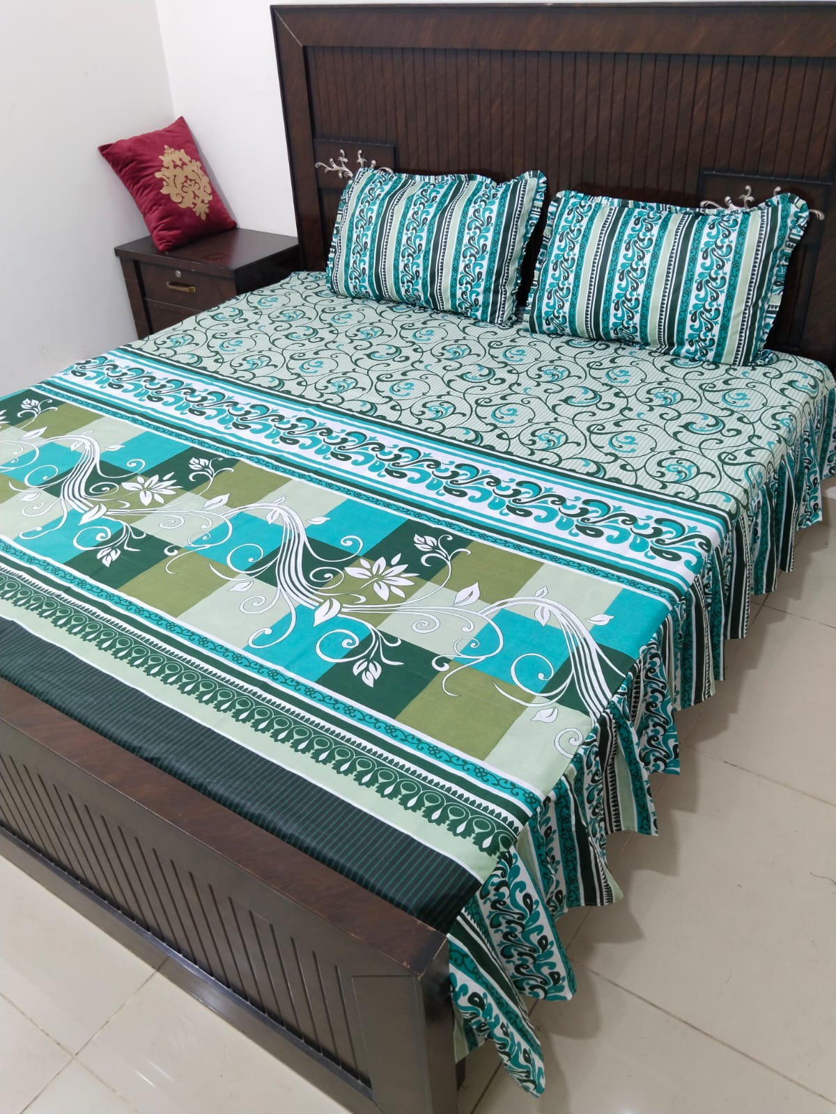 Frill Bedsheet 3-Pcs