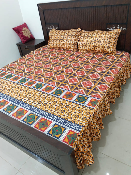 Frill Bedsheet 3-Pcs