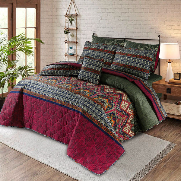 CRUSH SUMMER COMFORTER SET- 7 PCS