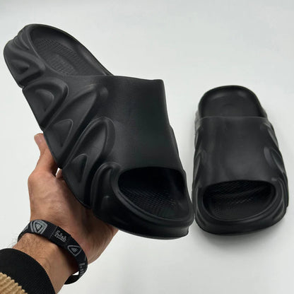 Flame Thrower EVA Slides | Anti-Slip | Waterproof | Comfy (Black)