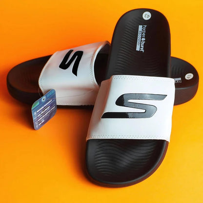 Skechers HYPER BURST® Recovery Slides (White)