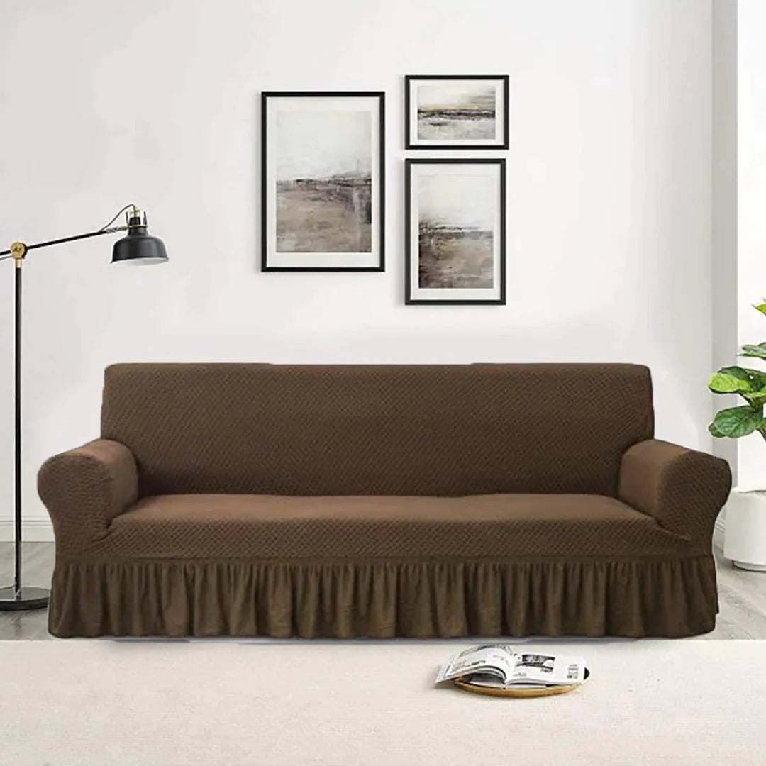 Turkish Style Sofa Covers - Dark Brown
